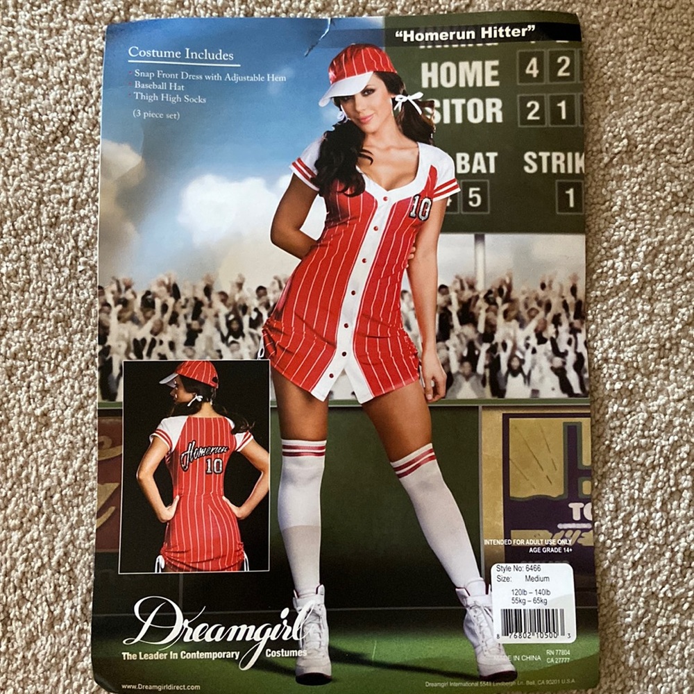 HOMERUN HITTER COSTUME. - Picture 1 of 7